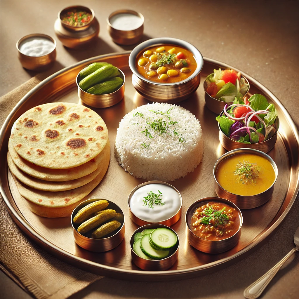 Why the Indian thali is considered an Ayurvedic wonder?