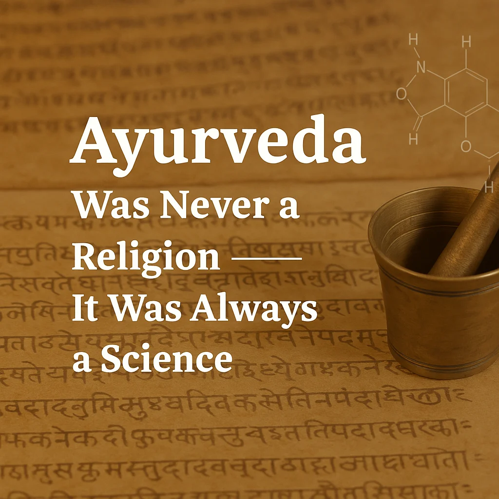 What I Found While Reading the Classics: Ayurveda Was Never a Religion — It Was Always a Science